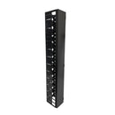 Vertical Cable Manager for 26U Relay Rack - Front Facing