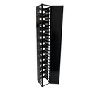 Vertical Cable Manager for 26U Relay Rack - Front Facing