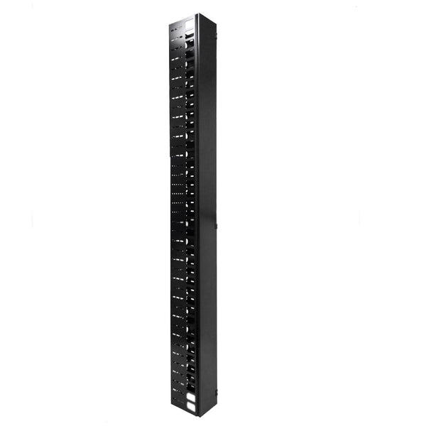 42U Vertical Cable Manager - Front Facing