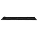 19 inch Plastic Blank Filler Panels - Black 2U