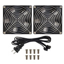 Fan Kit for RM-500 Series Wall Mount Cabinets - Low Decibel 28dBa - 55 CFM - Pair