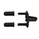 Rack Studs Series II - DUO - (Rail Thickness up to 3.2mm) - Pack of 50 - Black