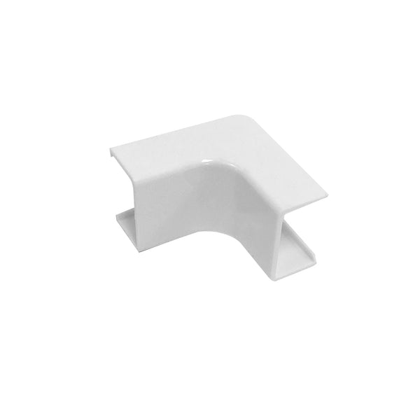 Inside Corner for 19mm x 11mm Raceway - White