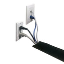 Carpet Cable Cover, 4 Inch Wide, Black (per foot)