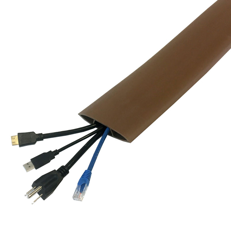 Floor Track Cord Cover with Adhesive Tape