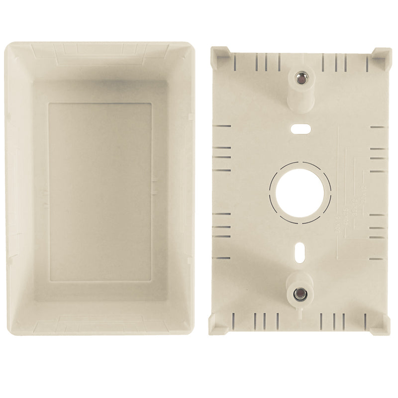 Raceway Single Gang Box - Beige