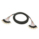 Premium Phantom Cables 1/4 Inch TRS Male to 1/4 Inch TRS Male Balanced Analog 16-Channel Snake Cable