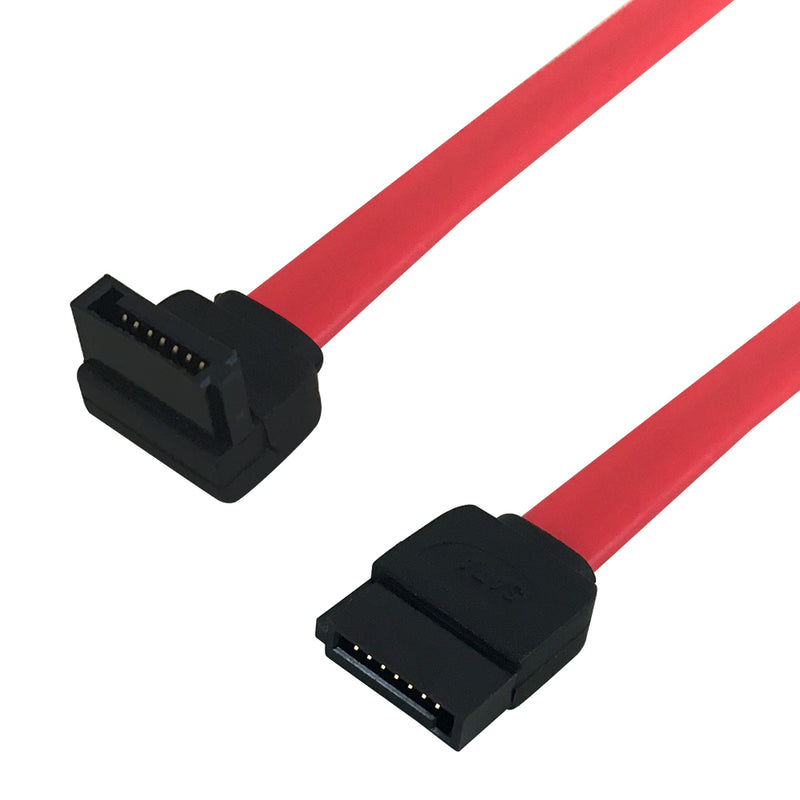 Right Angle SATA Cable - to 7 pin