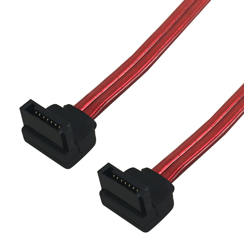 Right Angle SATA to Right Angle SATA Cable - 7 pin to 7 pin