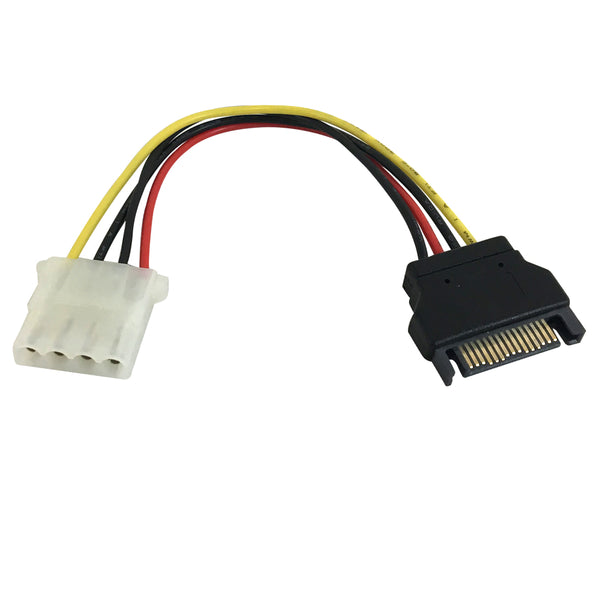 7 inch 4 Female to 15 pin Male SATA Power Cable