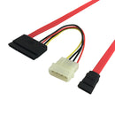 19 inch 15 pin Power to 7 pin + 4 pin Power Adapter