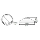 5MP Fisheye IP Camera - 1.4mm Fixed Lens - WDR - Microphone - IP66 IK10 Rated - White