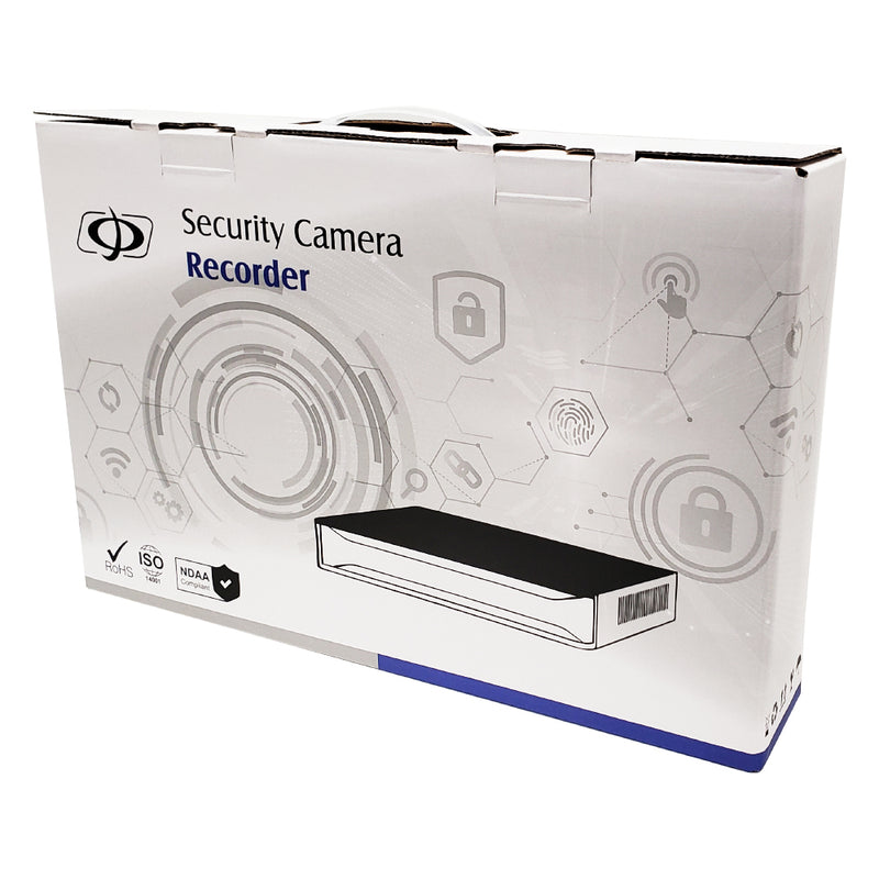 4-Channel Analog / 6-Channel IP HD-TVI, AHD, CVI, CVBS, DVR XVR - 1x SATA