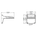 Wall Mounting Bracket for IP Dome Cameras - White