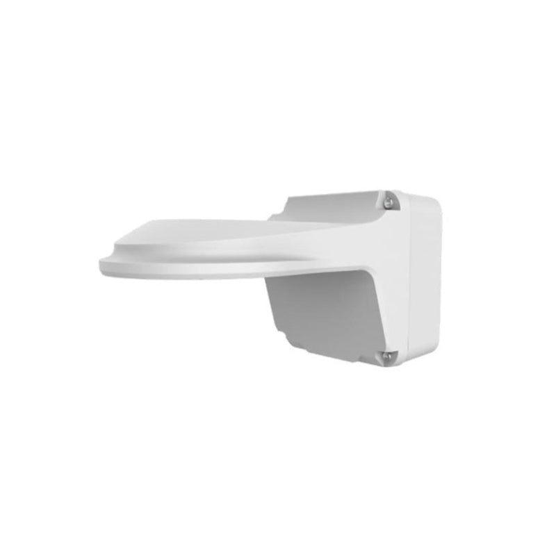 Wall Mounting Bracket with Junction Box for IP Dome Cameras - White