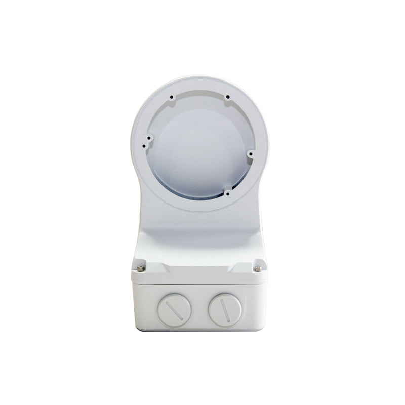 Wall Mounting Bracket with Junction Box for IP Turrets and Varifocal Cameras - White