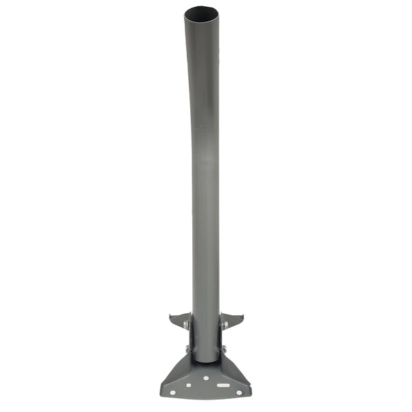 24 inch Heavy Duty J-Pipe Mount Mast Powder Coat - Grey