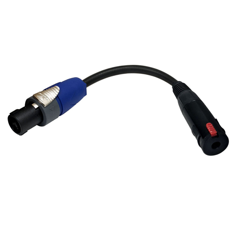 Premium Phantom Cables 1/4 inch TS Female to 2-Pole speakON Speaker Ca