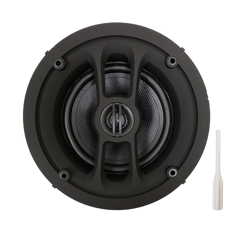 6.5 inch 2-Way Frameless Ceiling Speaker - 120W Max (Pair)