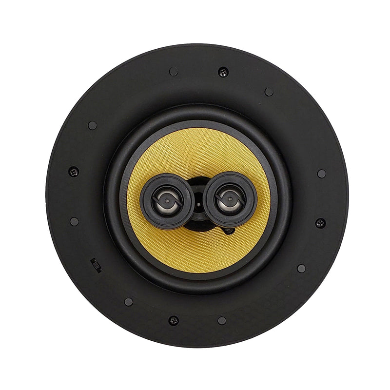 6.5 inch 2-way Stereo Frameless Ceiling Speaker - 120W Max (Single)