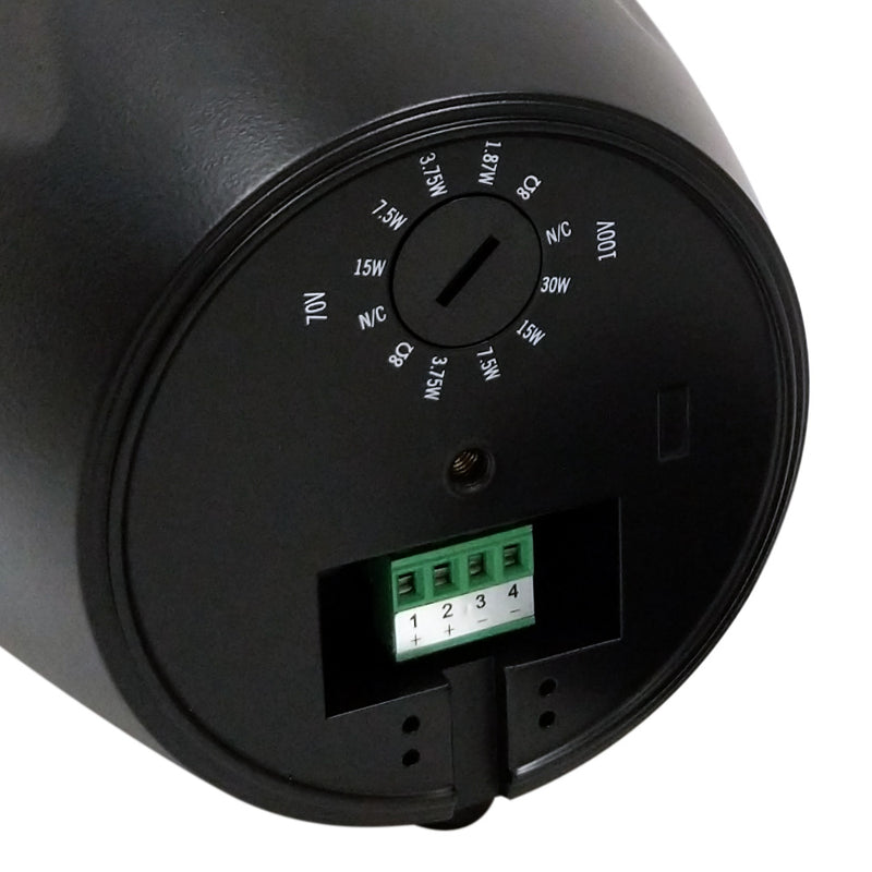 5.25 inch Pendant Speaker - 70V - 60W Max (pair) - Black