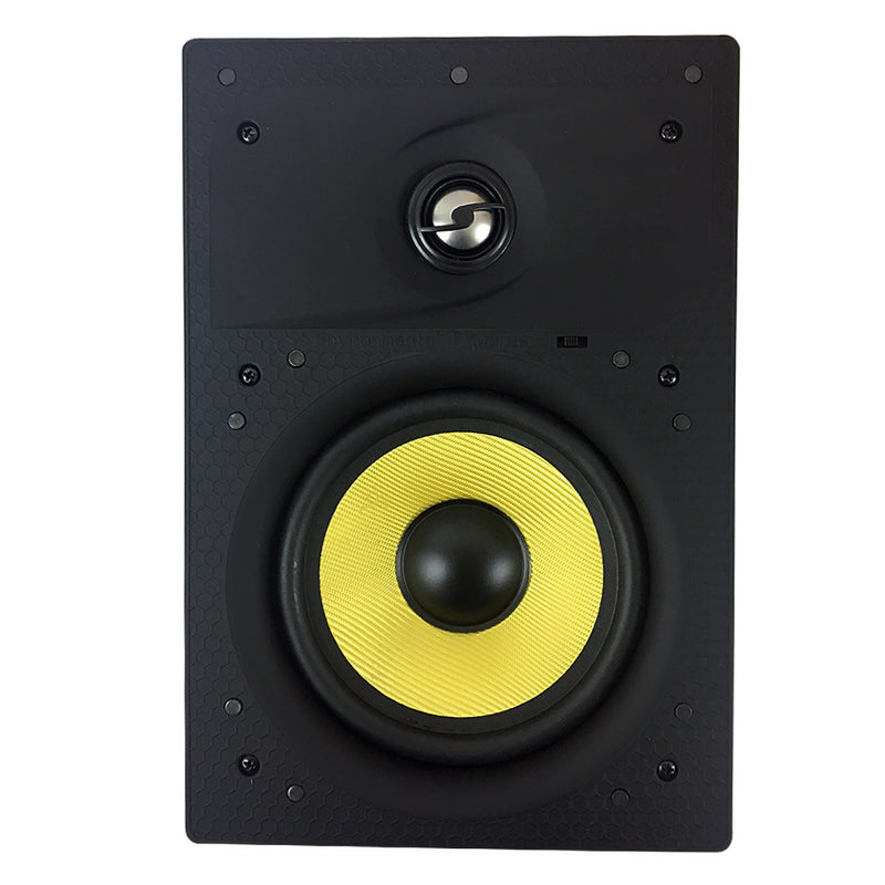 6.5 inch 2-Way Frameless In-Wall Speaker - 120W Max (Pair)