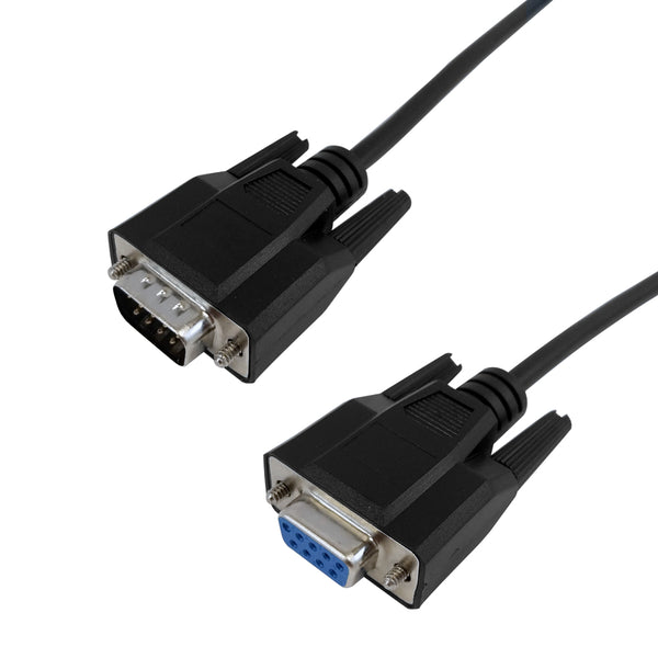 Male to DB9 Female Serial Cable - Null-Modem
