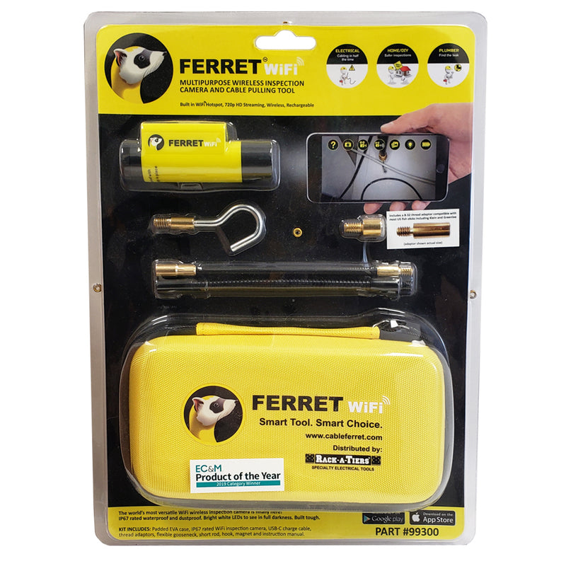 Ferret Wi-Fi Wireless Inspection Camera and Cable Pulling Tool