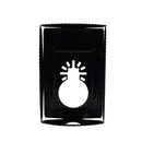 Single Gang Low Voltage Box Saw for Oscillating Multi-Tool (2 1/8 inch x 3 5/16 inch)