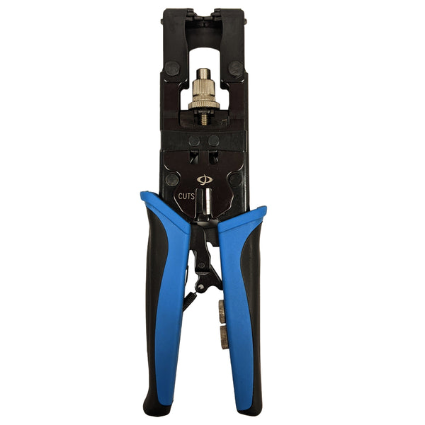 Crimp Like A Pro: SatMaximum Ratchet Coax Cable Crimper For F-Type, BNC, RG58/59/6/62