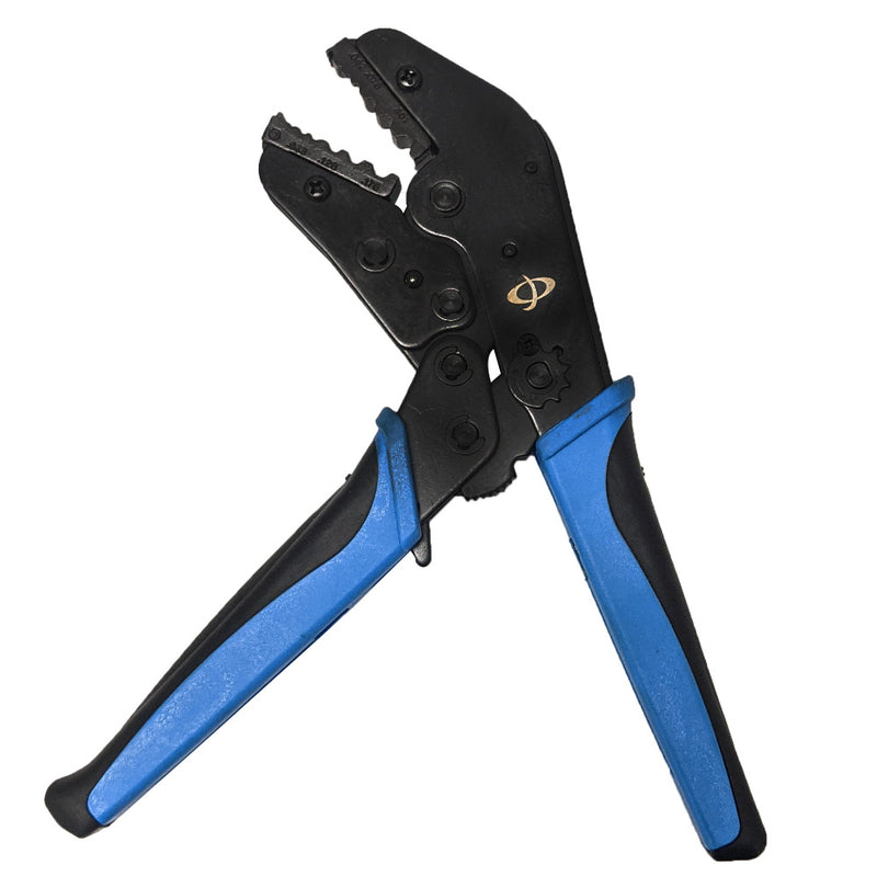 Professional Ratcheting Crimp Tool for LMR-100, RG174 & RG179 Cable .256"/.068"/.295"
