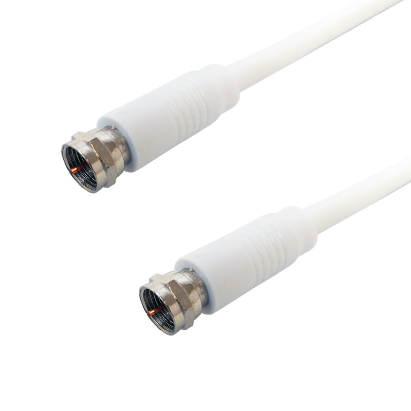 Molded RG6 Satellite Cable F-Type to Male