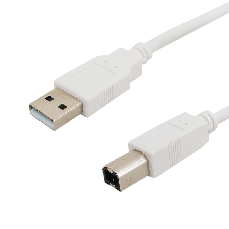 USB 2.0 A to B Male Hi-Speed Cable