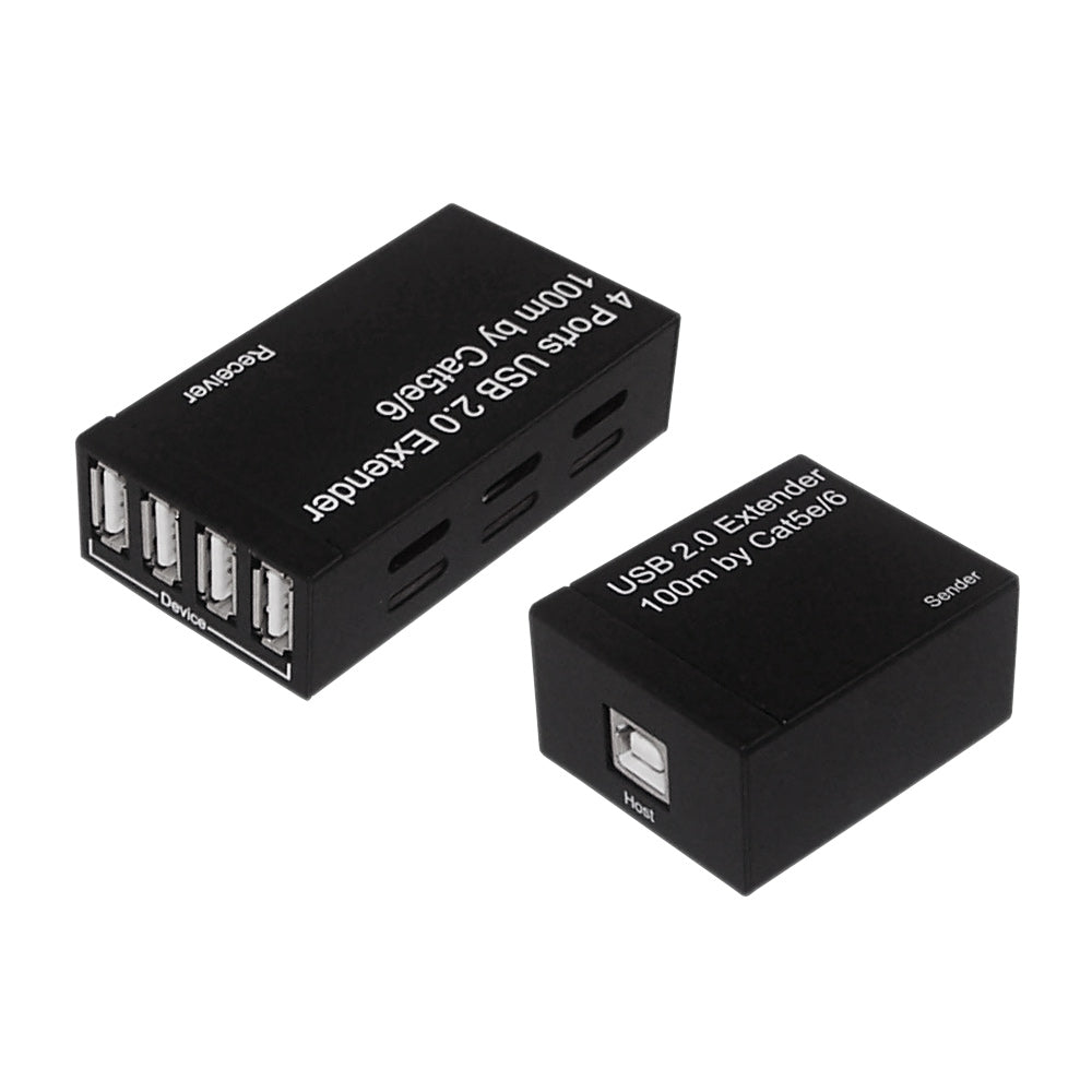 USB 2.0 extender over Cat5e/Cat6 (100M)