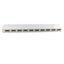 10-Port USB 2.0 Hub - White