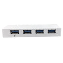 4-Port USB 3.0 Hub - White