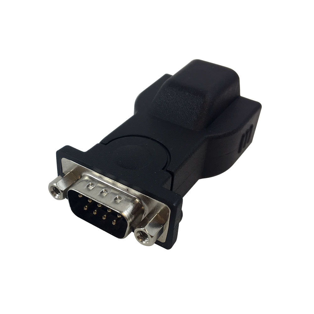USB B Female to DB9 Male Serial Converter with 6ft USB A Male to USB B Male Cable