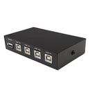 4-Port USB 2.0 Switch (Manual Push Button)