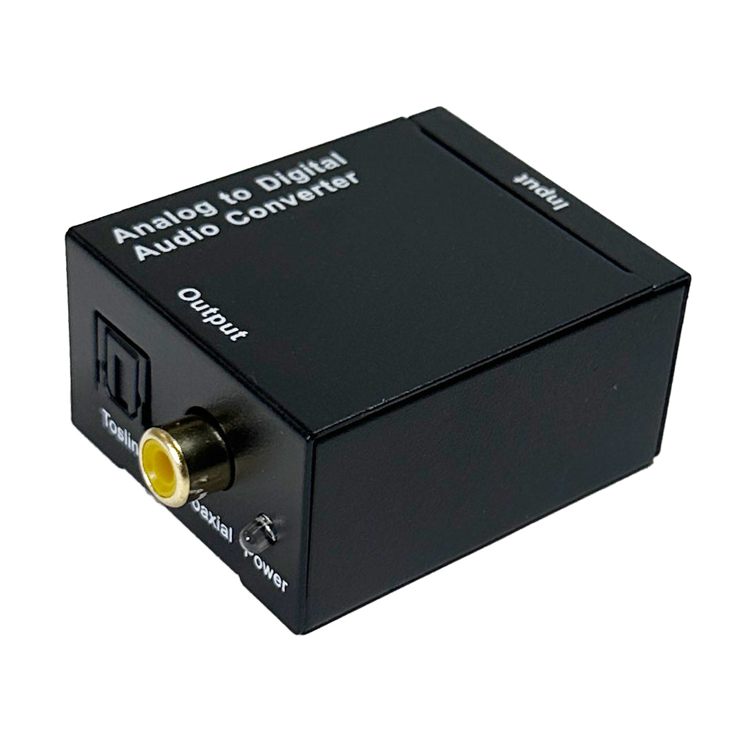 Analog to Digital Audio Converter RCA L/R To Digital Coax / Toslink
