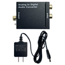 Analog to Digital Audio Converter - RCA L/R To Digital Coax / Toslink
