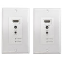 HDMI Wall Plate Extender Over One  Cat5e/6 UTP Cable 60M - IR & 3D support