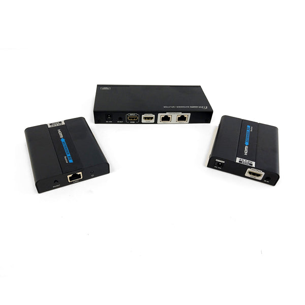 1x2 HDMI Extender - 60m 1080P /30m 4K 60Hz 4:4:4 with 2x Receivers