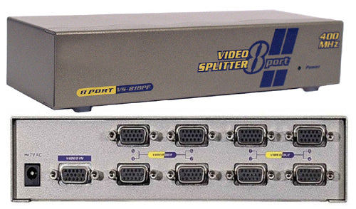 8-Port VGA Video Splitter - 2048x1536