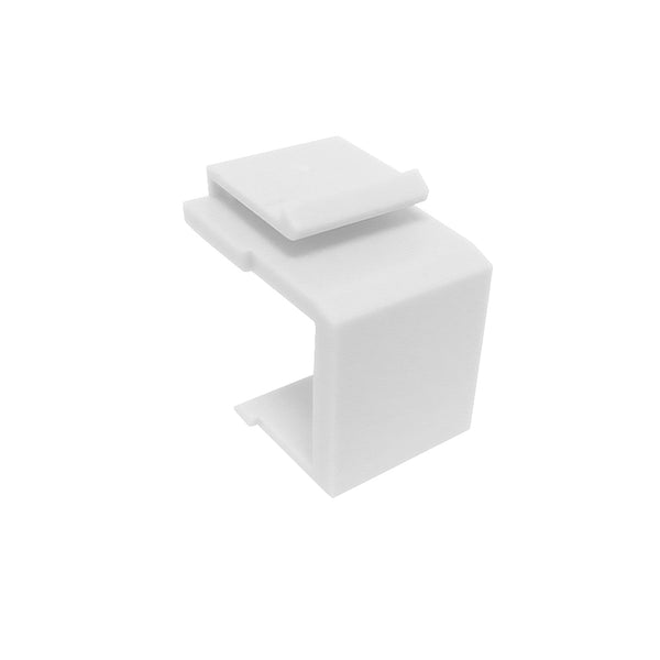 Blank Keystone Wall Plate Insert - White