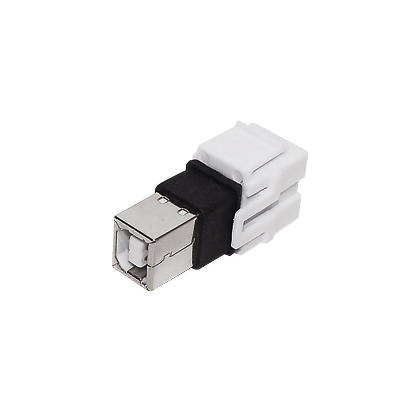 USB A/B Keystone Wall Plate Insert