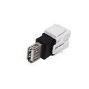USB 2.0 B/A Keystone Wall Plate Insert