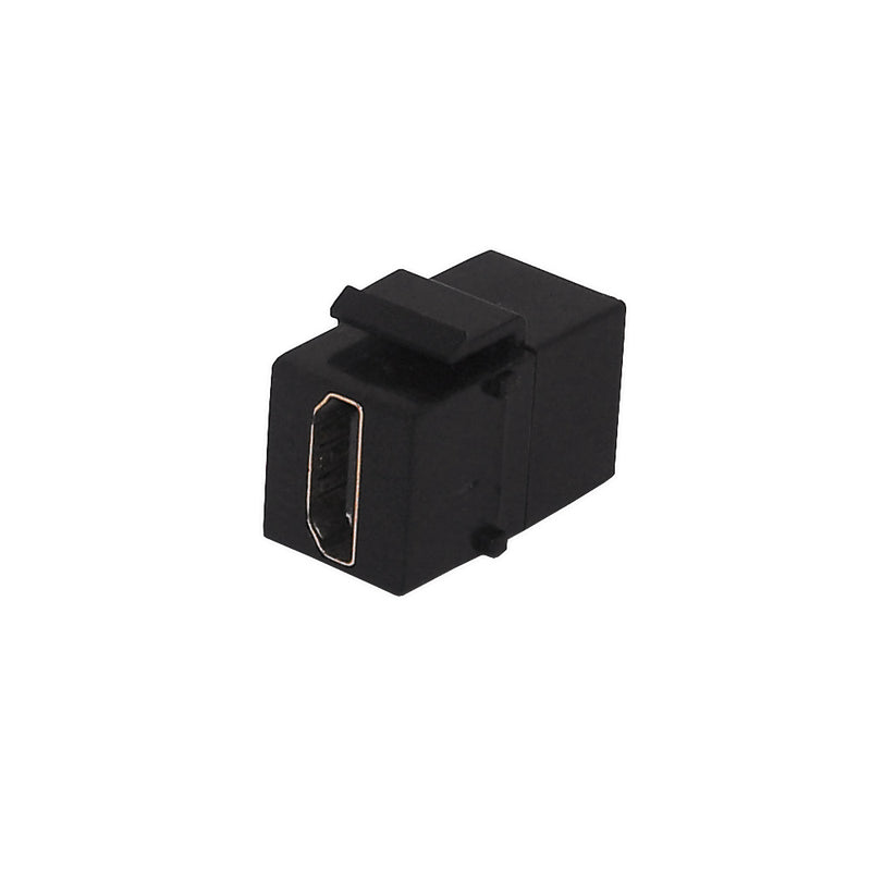 HDMI Female/Female Keystone Wall Plate Insert - Black