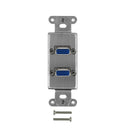 Stainless Steel Decora Strap - 2x VGA
