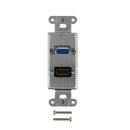 Stainless Steel Decora Strap - 1x HDMI + 1x VGA