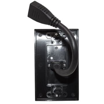 1-Port HDMI Wall Plate Kit Decora Black